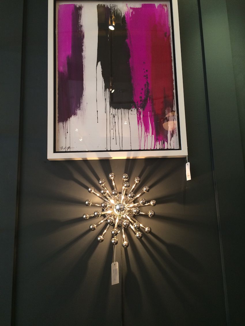 Jonathan Adler's small Anemone light fixture is a versatile wall sconce that is art as well as lighting.